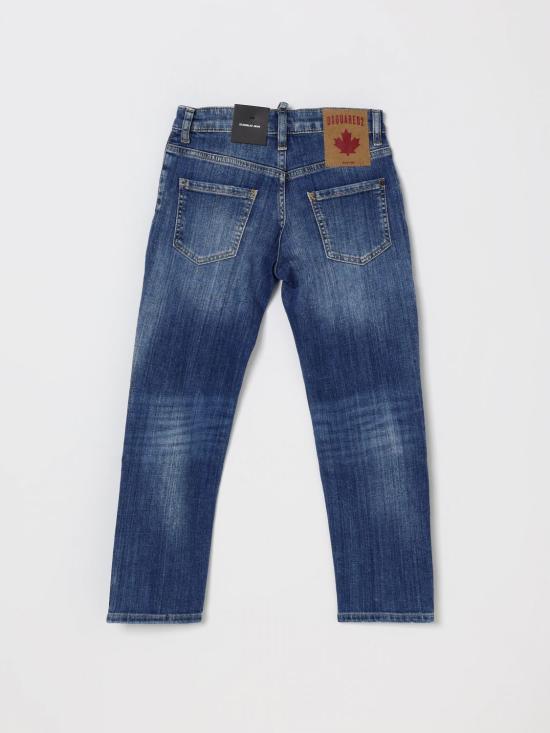 26SS [키즈] 디스퀘어드2 진 DQ0731D0AFN DQ01 Denim - DSQUARED2
