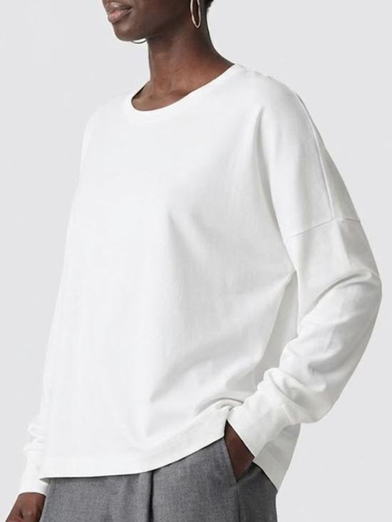 26SS 스튜디오 니콜슨 반팔 티셔츠 LOOPSNW1618 OPTIC White - STUDIO NICHOLSON