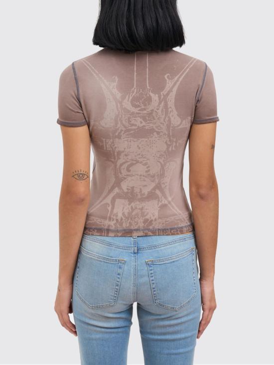 25FW 디젤 반팔 티셔츠 A195300DEBZ 7FF White - DIESEL