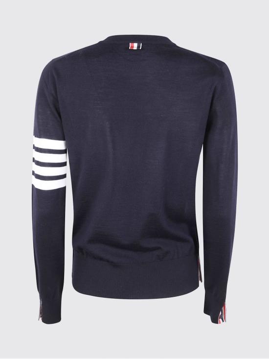 26SS 톰브라운 4바 릴렉스드 스웨터 FKA280AY1014 415 Navy - THOM BROWNE