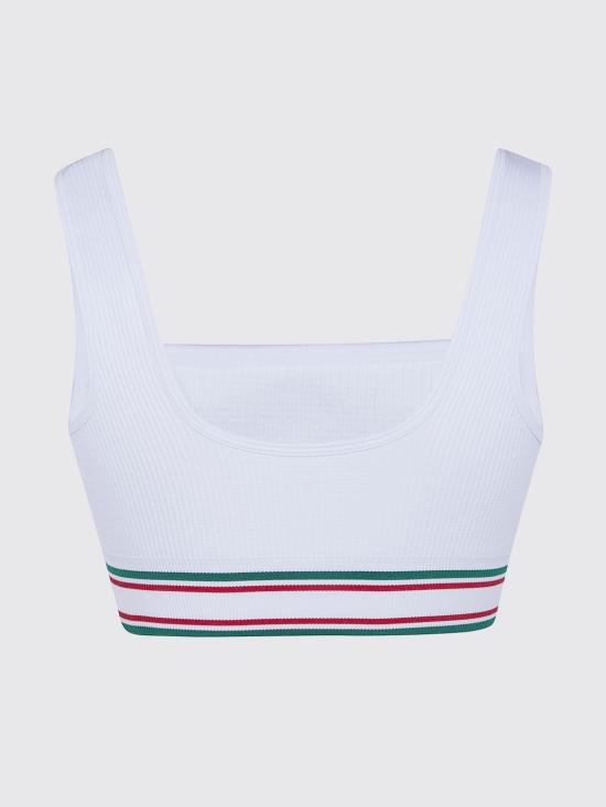 26SS 카사블랑카 트레이닝 티셔츠 WSP26ACT026 01 White - CASABLANCA