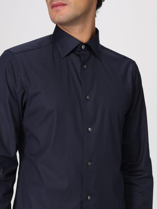 25FW 에르메네질도제냐 긴팔 셔츠 204102A29MS0JI 402 Blue - ERMENEGILDO ZEGNA