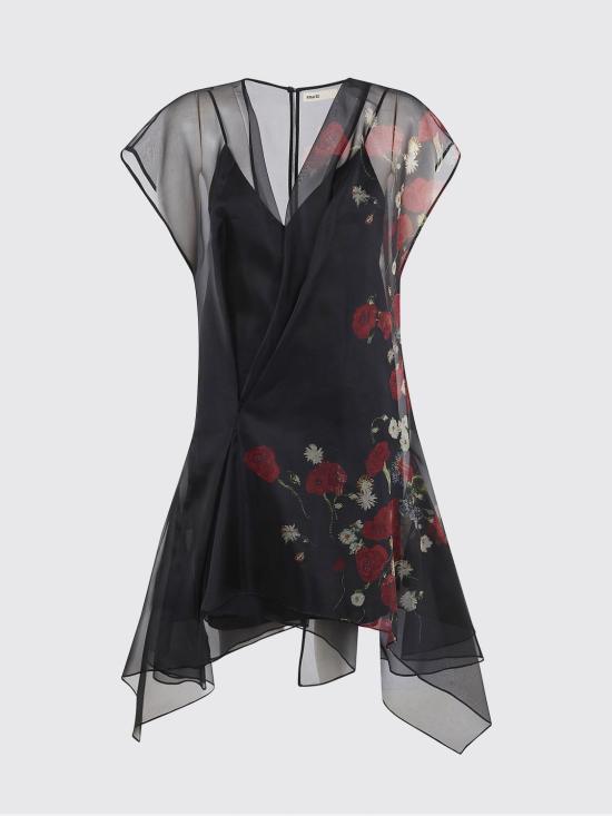 26SS 케이트 롱 원피스 55833431 369 Black - KHAITE