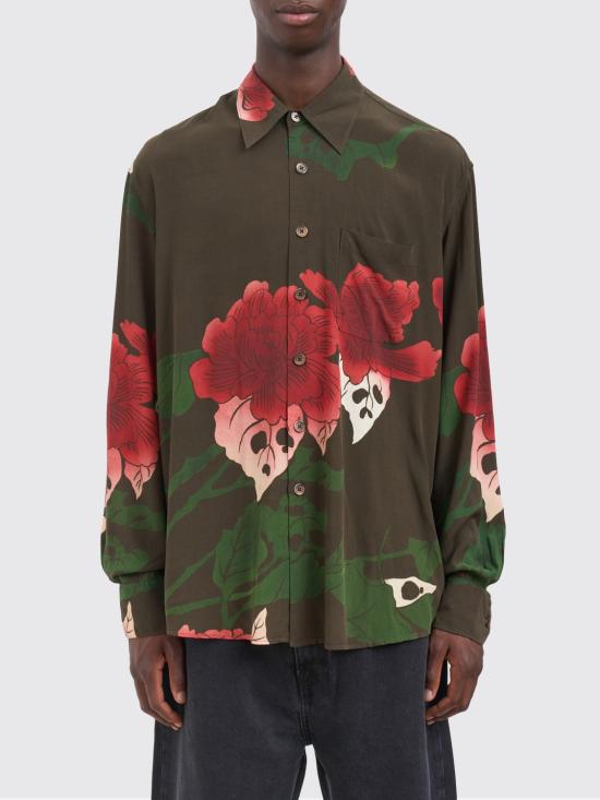 25FW 아워레가시 긴팔 셔츠 M4252AH HELLOFWEENPRINT Multicolor