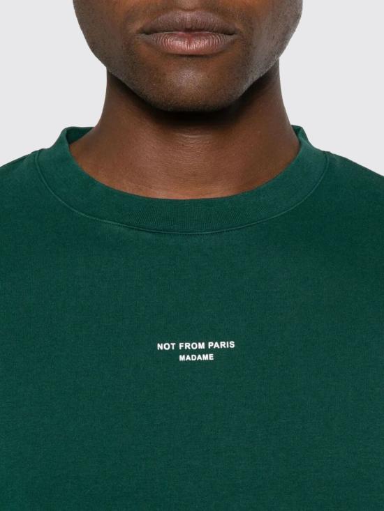 26SS 드롤드무슈 반팔 티셔츠 PERMTS202CO002 DARK Green - DROLE DE MONSIEUR