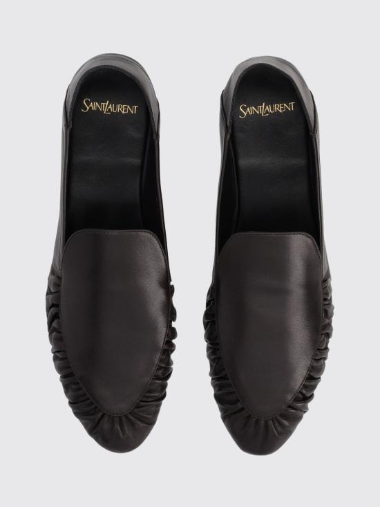 25FW 생로랑 로퍼 841450AADF0 2245 Black - SAINT LAURENT