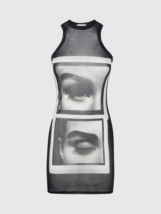 26SS 장 폴 고티에 롱 원피스 2601WDR134M021P 000201 Black - JEAN PAUL GAULTIER