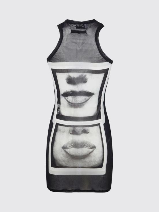 26SS 장 폴 고티에 롱 원피스 2601WDR134M021P 000201 Black - JEAN PAUL GAULTIER