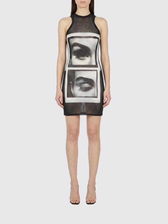 26SS 장 폴 고티에 롱 원피스 2601WDR134M021P 000201 Black