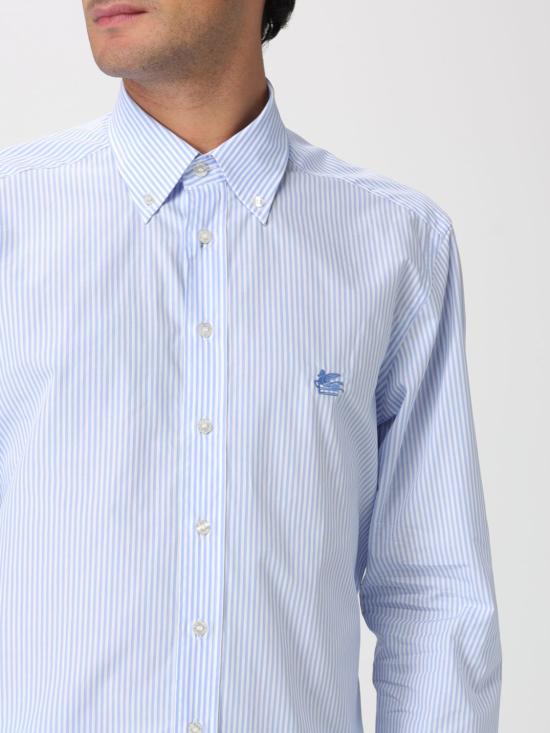 26SS 에트로 긴팔 셔츠 MRIB000499TR5B0 S8460 Gnawed Blue - ETRO