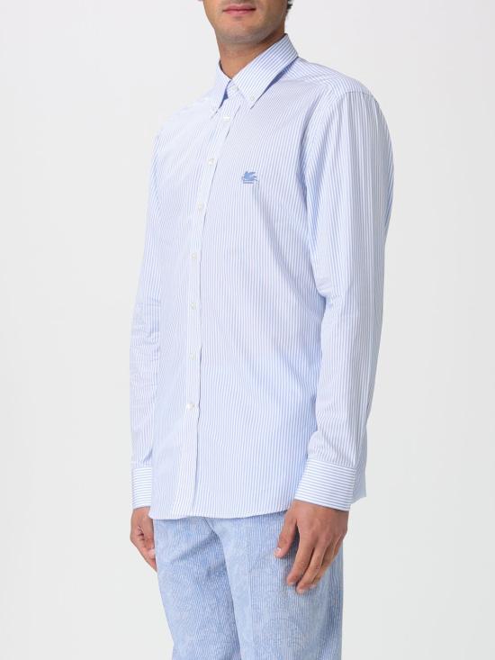 26SS 에트로 긴팔 셔츠 MRIB000499TR5B0 S8460 Gnawed Blue - ETRO