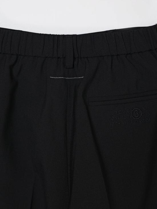 26SS [키즈] MM6 메종마르지엘라 스트레이트 팬츠 M60959MM05G M6900 Black - MM6 MAISON MARGIELA