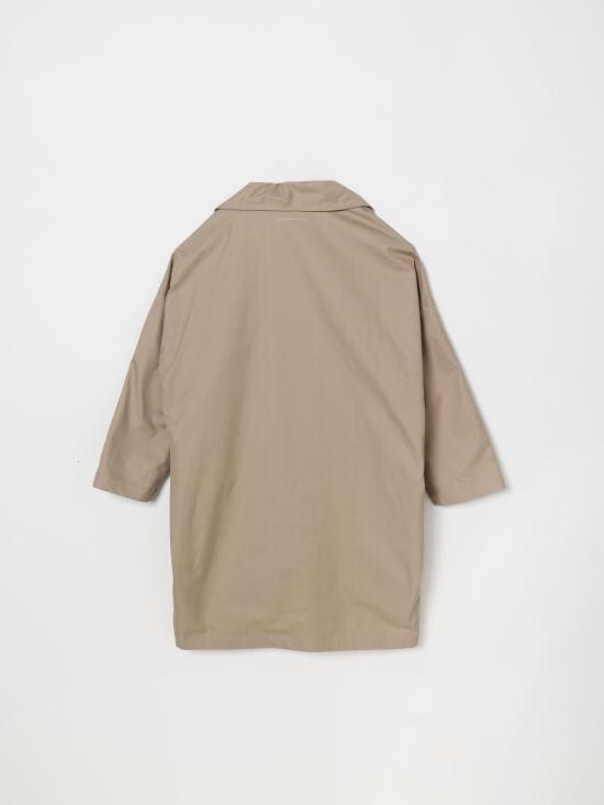 26SS [키즈] MM6 메종마르지엘라 코트 M60926MM05D M6709 Beige - MM6 MAISON MARGIELA