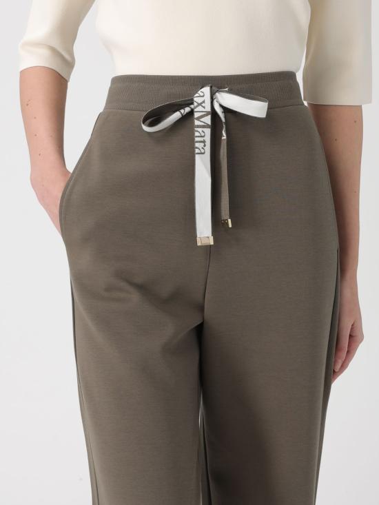 26SS 에스막스마라 스트레이트 팬츠 2619781051600 007 Green - 'S MAX MARA