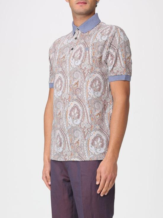 26SS 에트로 폴로 티셔츠 MRMD0004AKF79 X0830 Beige - ETRO