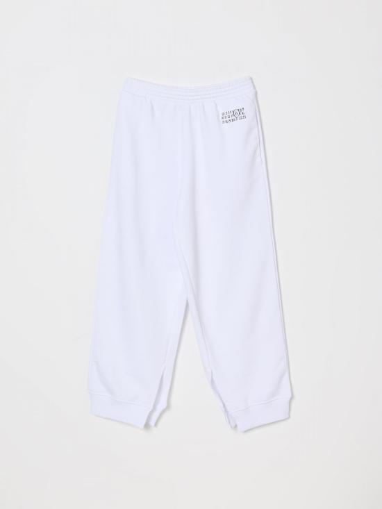 26SS [키즈] MM6 메종마르지엘라 트레이닝/조거 팬츠 M61000MM02X M6100 White