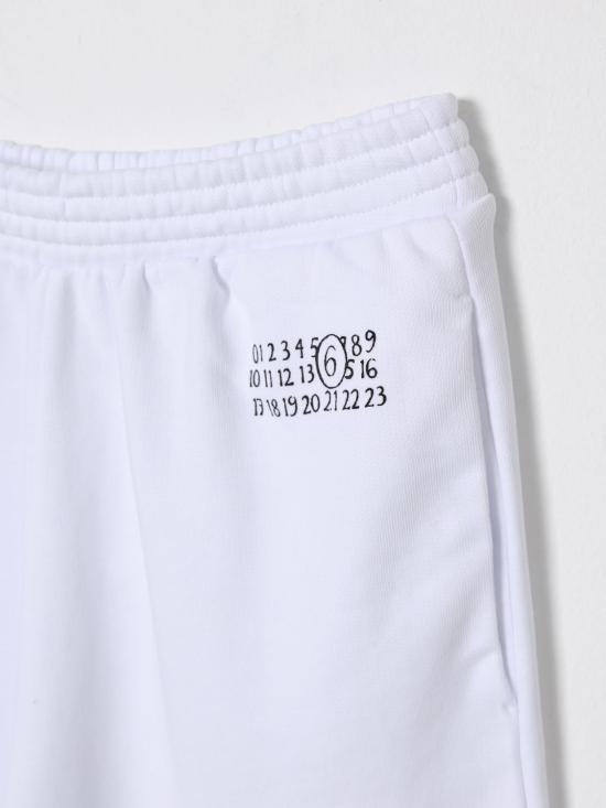 26SS [키즈] MM6 메종마르지엘라 트레이닝/조거 팬츠 M61000MM02X M6100 White - MM6 MAISON MARGIELA