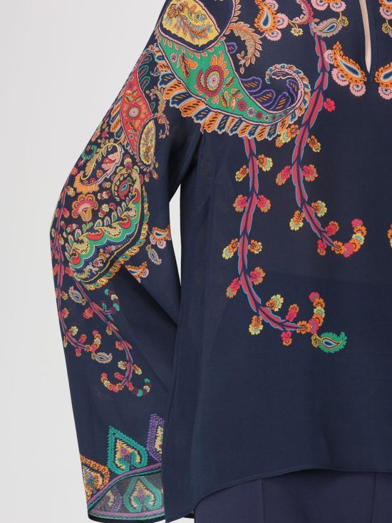 26SS 에트로 블라우스 WRJA0162AKG23 X0883 Blue - ETRO