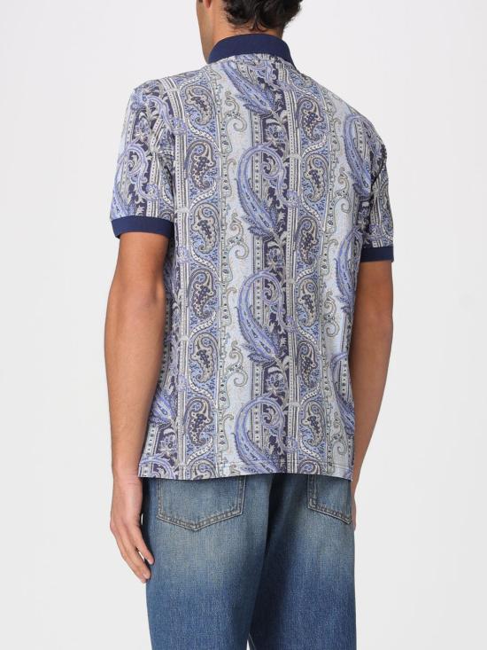 26SS 에트로 폴로 티셔츠 MRMD0004AKF78 X0880 Blue - ETRO