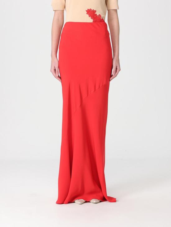 26SS 에르마노 설비노 롱 스커트 D482O354HKI 81763 Red