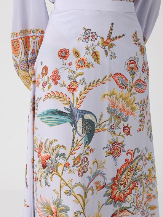 26SS 에트로 롱 스커트 WRFA0037AKG69 X0882 Multicolor - ETRO