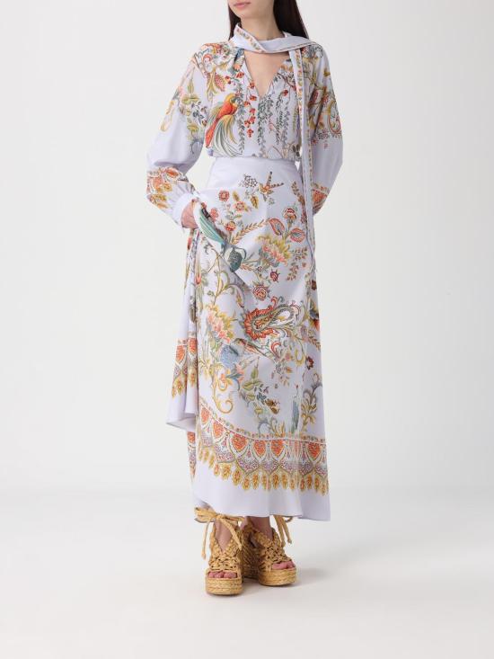 26SS 에트로 롱 스커트 WRFA0037AKG69 X0882 Multicolor - ETRO