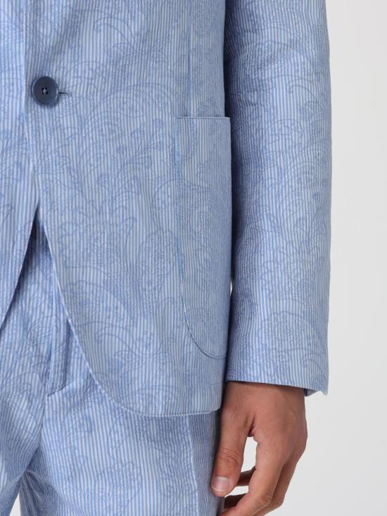 26SS 에트로 수트 자켓 MRCA007099TJ5E3 S8460 Blue - ETRO
