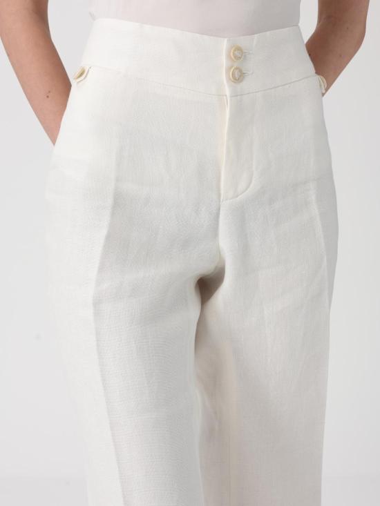 26SS 에트로 스트레이트 팬츠 WREA007199TU3F4 W0001 White - ETRO