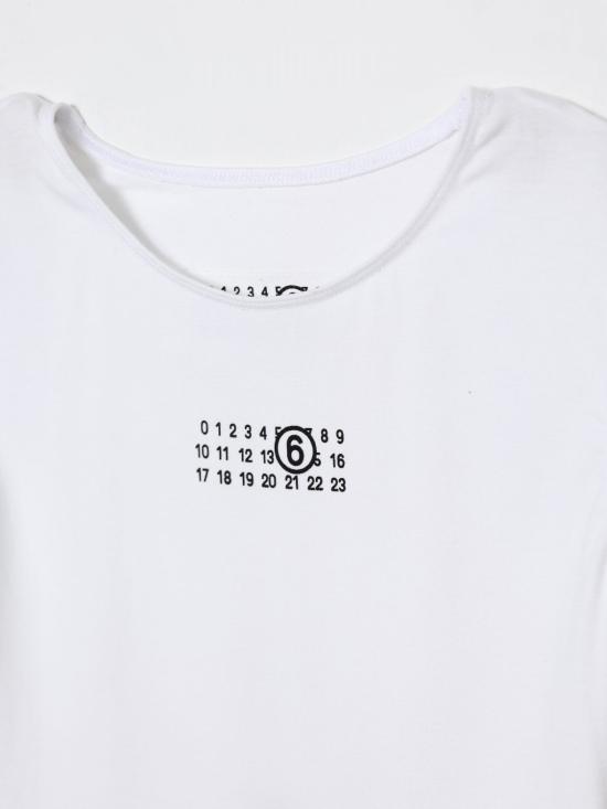 26SS [키즈] MM6 메종마르지엘라 원피스 수영복 M60809MM05M M6100 White - MM6 MAISON MARGIELA