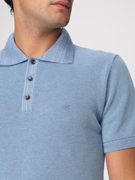 26SS 에트로 폴로 티셔츠 MRKF0004AQ414 S9880 Blue - ETRO