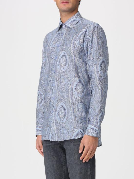 26SS 에트로 긴팔 셔츠 MRIB002599SA5P2 X0880 Blue - ETRO