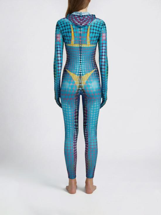 26SS 장 폴 고티에 점프수트 2601WJS012J042P 502710 Blue - JEAN PAUL GAULTIER