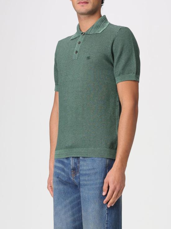 26SS 에트로 폴로 티셔츠 MRKF0004AQ414 S9890 Green - ETRO
