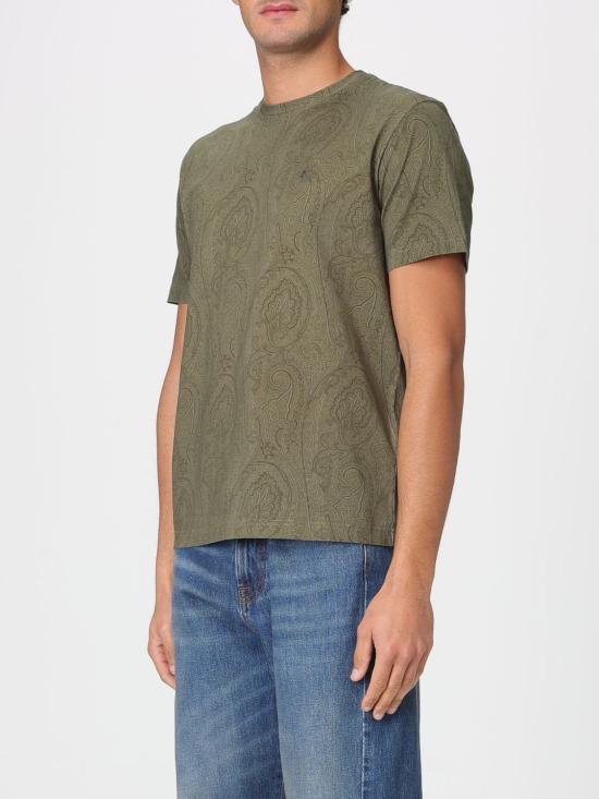 26SS 에트로 반팔 티셔츠 MRMA0002AKG31 M0118 Green - ETRO