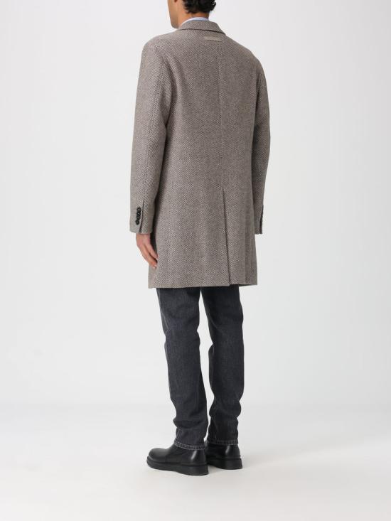 25FW 에르메네질도제냐 코트 297722A24DG4G0 212 Brown - ERMENEGILDO ZEGNA