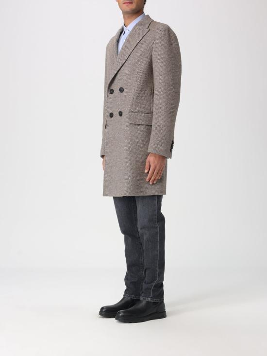 25FW 에르메네질도제냐 코트 297722A24DG4G0 212 Brown - ERMENEGILDO ZEGNA