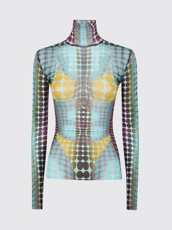 26SS 장 폴 고티에 긴팔 티셔츠 2601WTO445M018P 502710 Multicolor - JEAN PAUL GAULTIER