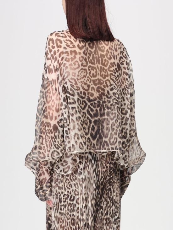 26SS 에르마노 설비노 셔츠 D482K385CSYEO S4826 Brown - ERMANNO SCERVINO