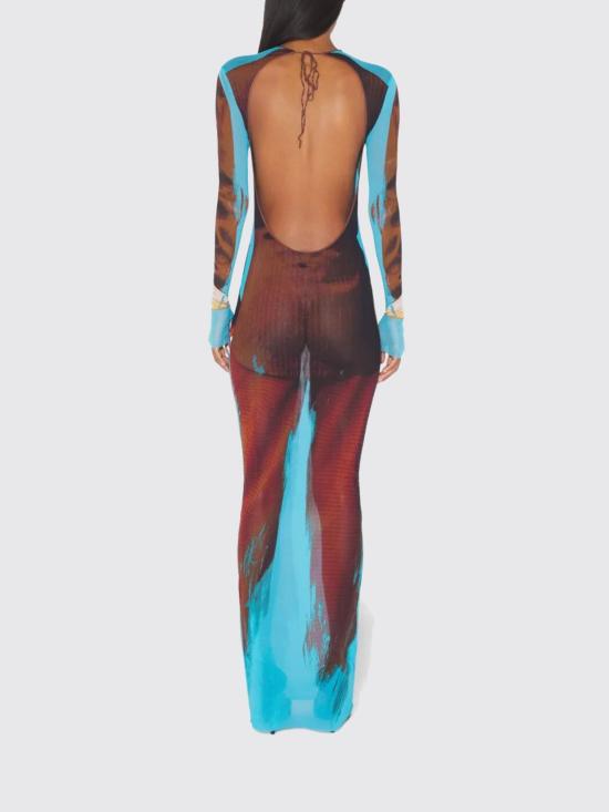 26SS 장 폴 고티에 롱 원피스 2601WDR136M027P 90 Multicolor - JEAN PAUL GAULTIER