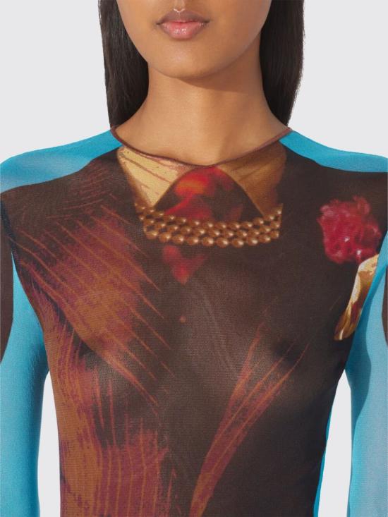 26SS 장 폴 고티에 롱 원피스 2601WDR136M027P 90 Multicolor - JEAN PAUL GAULTIER