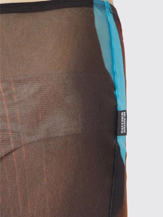 26SS 장 폴 고티에 스트레이트 팬츠 2601WTR069M027P 90 Multicolor - JEAN PAUL GAULTIER