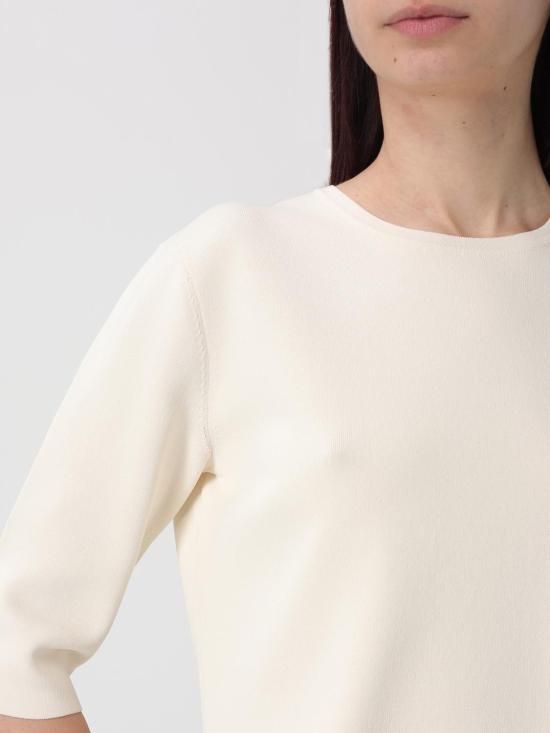 26SS 막스마라 반팔 티셔츠 2611361098600 001 Ivory - MAX MARA