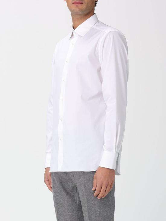 25FW 에르메네질도제냐 긴팔 셔츠 204100A29MS0JI 100 White - ERMENEGILDO ZEGNA