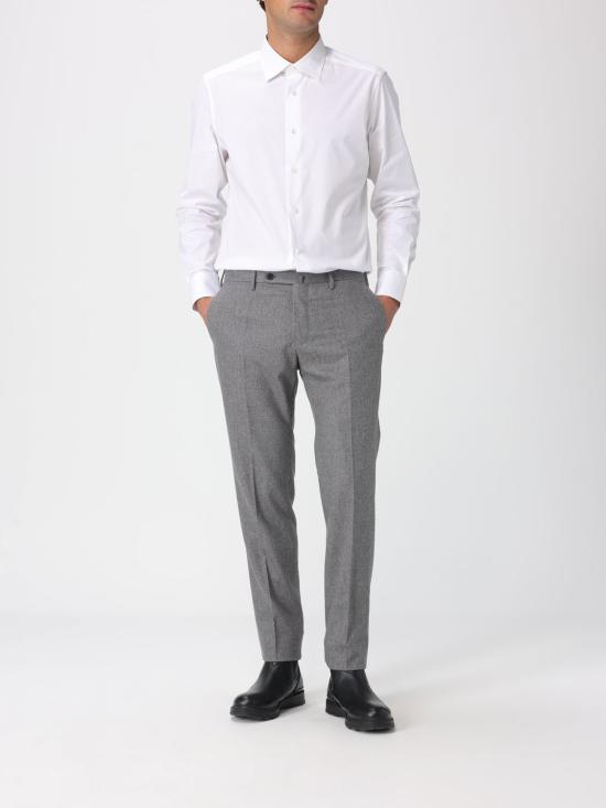 25FW 에르메네질도제냐 긴팔 셔츠 204100A29MS0JI 100 White - ERMENEGILDO ZEGNA