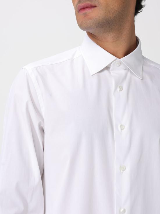 25FW 에르메네질도제냐 긴팔 셔츠 204100A29MS0JI 100 White - ERMENEGILDO ZEGNA