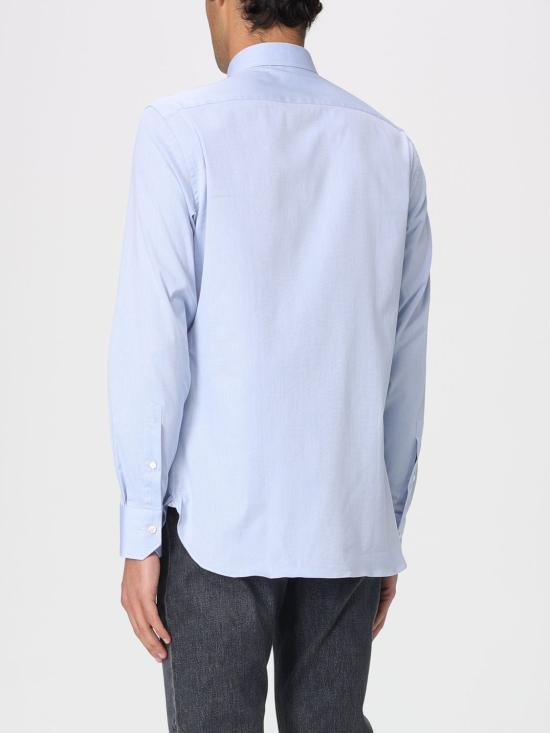 25FW 에르메네질도제냐 긴팔 셔츠 201342A29MS0JI 432 Gnawed Blue - ERMENEGILDO ZEGNA