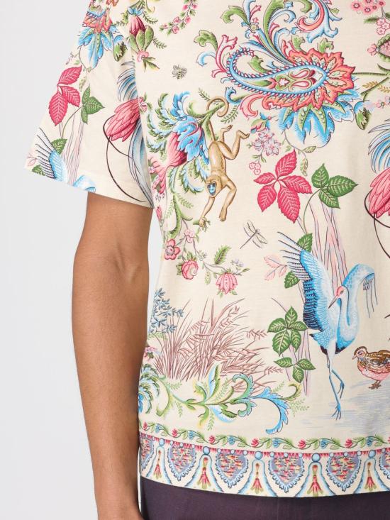 26SS 에트로 반팔 티셔츠 MRMA0004AKG42 X0800 Multicolor - ETRO