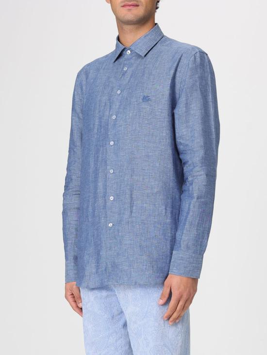 26SS 에트로 긴팔 셔츠 MRIB000299TU3F3 B0068 Navy - ETRO