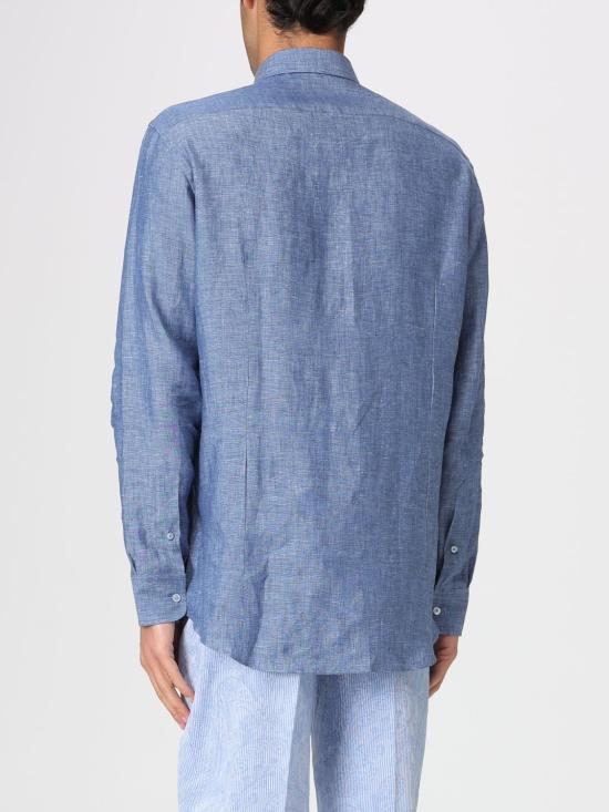 26SS 에트로 긴팔 셔츠 MRIB000299TU3F3 B0068 Navy - ETRO