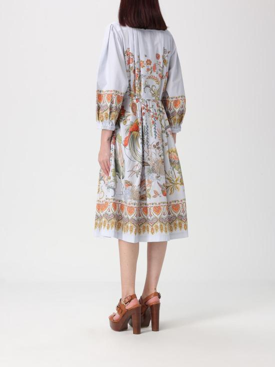 26SS 에트로 플로럴 셔츠 미디 드레스 WRHA025899SP5I5 X0882 Blue - ETRO